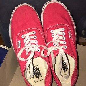 Unisex Red Vans